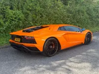 Used Lamborghini Aventador 2017 Orange Coupe