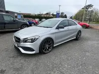 Used Mercedes CLA220 AMG line 177 HP (130 kW) 2018 Silver Sedan