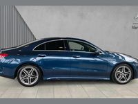 Used Mercedes CLA180 AMG line 136 HP (100 kW) 2021 Denim blue metallic  Sedan