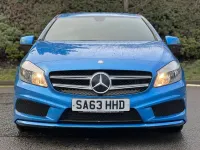 Używany Mercedes A200 AMG 136 KM (100 kW) 2014 Niebieski Hatchback