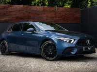 Used Mercedes A250 AMG line 2021 Blue Hatchback