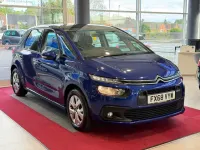 Used Citroën C4 Touch 130 HP (95 kW) 2018 Blue MPV