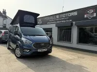 Used Ford Tourneo Custom Titanium 130 HP (95 kW) 2018 Blue Van