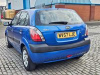 Used Kia Rio 97 HP (71 kW) 2007 Blue Hatchback
