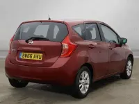 Begagnad Nissan Note Acenta 80 HK (58 kW) 2016 Röd Halvkombi