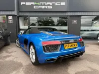 Used Audi R8 Spyder Advanced 540 HP (397 kW) 2017 Blue Cabriolet