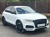 Used Audi Q3 Black Edition 184 HP (135 kW) 2017 White SUV