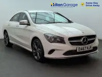 Used Mercedes CLA180 122 HP (89 kW) 2017 White Coupe