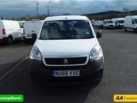 used Peugeot Partner 1.6 BLUE HDI CRC 100 BHP IN WHITE WITH 54,851 MILES AND A FULL SERVICE HISTORY, 1 OWNER FROM NEW, UL