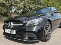 Used Mercedes C220 AMG Line Premium 194 HP (142 kW) 2019 Black Sedan