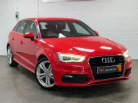 Used Audi A3 Sportback S-Line 2015 Red Hatchback