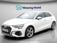 Used Audi A3 Sportback S-Line 2022 White Hatchback