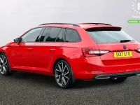 Used Skoda Superb SportLine 190 HP (139 kW) 2017 Red Estate