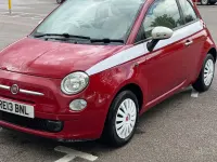 Used Fiat 500 69 HP (50 kW) 2013 Red Hatchback