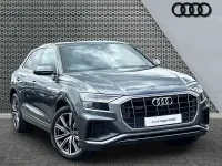 Used Audi Q8 S-Line 340 HP (250 kW) 2022 Grey SUV