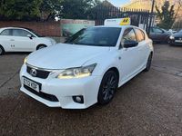 Used Lexus CT200h Sport Line 2012 White Hatchback