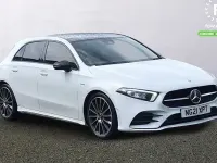 Used Mercedes A200 Exclusive 150 HP (110 kW) 2020 White Hatchback