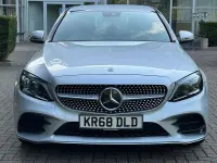 Used Mercedes C200 AMG Line Premium 184 HP (135 kW) 2018 Silver Sedan