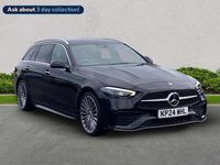Used Mercedes C300e AMG Line Premium 2024 Black Estate