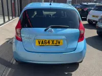 Used Nissan Note Acenta Premium 80 HP (58 kW) 2015 Blue Hatchback