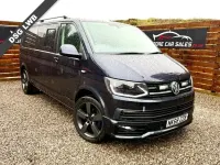 Begagnad VW Transporter Highline 2018 Blå Van