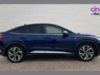 Used Audi Q4 e-tron Comfort 150 kW (204 HP) 2021 Blue SUV