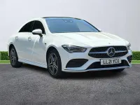 Used Mercedes CLA250e AMG Line Premium Plus 2021 White Coupe