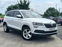 Used Skoda Karoq SE 116 HP (85 kW) 2018 White SUV