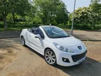 Used Peugeot 207 Roland Garros 2012 White Cabriolet