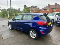 Used Ford Fiesta Zetec 100 HP (73 kW) 2017 Blue Hatchback