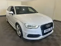 Used Audi A3 Sportback S-Line 2016 White Hatchback