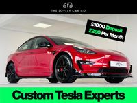 Used Tesla Model 3 Standard Range Plus 366 kW (498 HP) 2022 Red Sedan