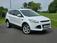 Used Ford Kuga Titanium 150 HP (110 kW) 2013 White SUV