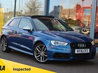 Used Audi S3 Sportback Design 300 HP (220 kW) 2016 Blue Hatchback