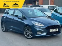 Used Ford Fiesta ST-Line 100 HP (73 kW) 2019 Blue Hatchback