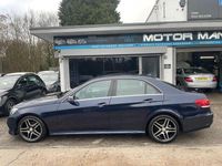 Used Mercedes E220 AMG line 2014 Blue Sedan