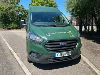 Used Ford Transit Custom S 105 HP (77 kW) 2018 Green Van