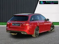 Used Mercedes C250 AMG Line Premium Plus 204 HP (150 kW) 2018 Red Estate