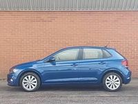 Begagnad VW Polo SEL 115 HK (84 kW) 2018 Blå Halvkombi