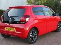 Used Peugeot 108 Allure 82 HP (60 kW) 2017 Red Hatchback