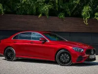 Used Mercedes E220 AMG Line Premium 2021 Red Sedan