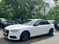 Used Audi A4 Black Edition 150 HP (110 kW) 2018 White Sedan