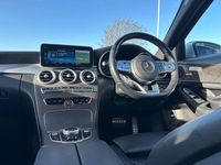 Used Mercedes C300e AMG line 2021 Silver Sedan