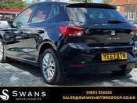 Used Seat Ibiza Design 75 HP (55 kW) 2017 Black Hatchback