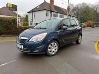 Used Vauxhall Meriva 100 HP (73 kW) 2011 Blue MPV
