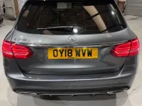 Używany Mercedes C220 AMG line 170 KM (125 kW) 2018 Szary Kombi
