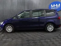 Usado VW Sharan S 150 HP (110 kW) 2019 Azul Monovolume