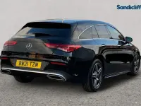 Used Mercedes CLA180 AMG Line Premium Plus 136 HP (100 kW) 2021 Black Coupe