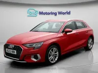 Used Audi A3 Sportback Sport 204 HP (150 kW) 2022 Red Hatchback