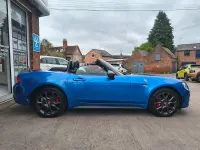 Used Abarth 124 Spider 170 HP (125 kW) 2016 Blue Cabriolet